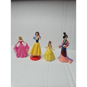 Mixed Lot Of 4 Disney Princess Action Figures / Toys